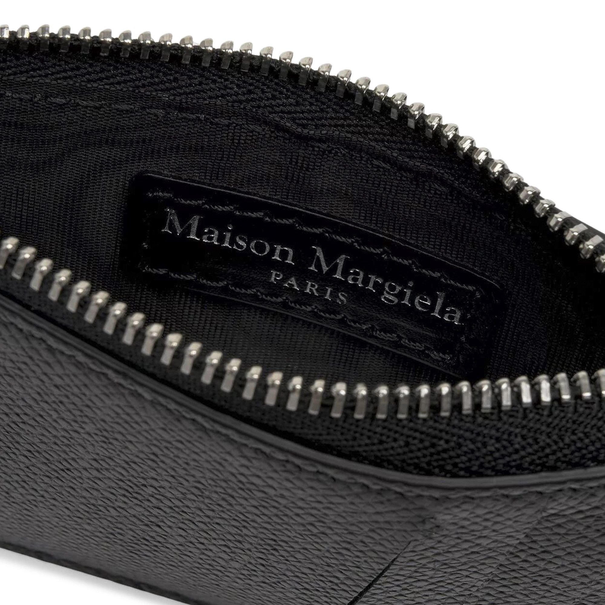 Maison Margiela Zipped Wallet 'Black' - 3