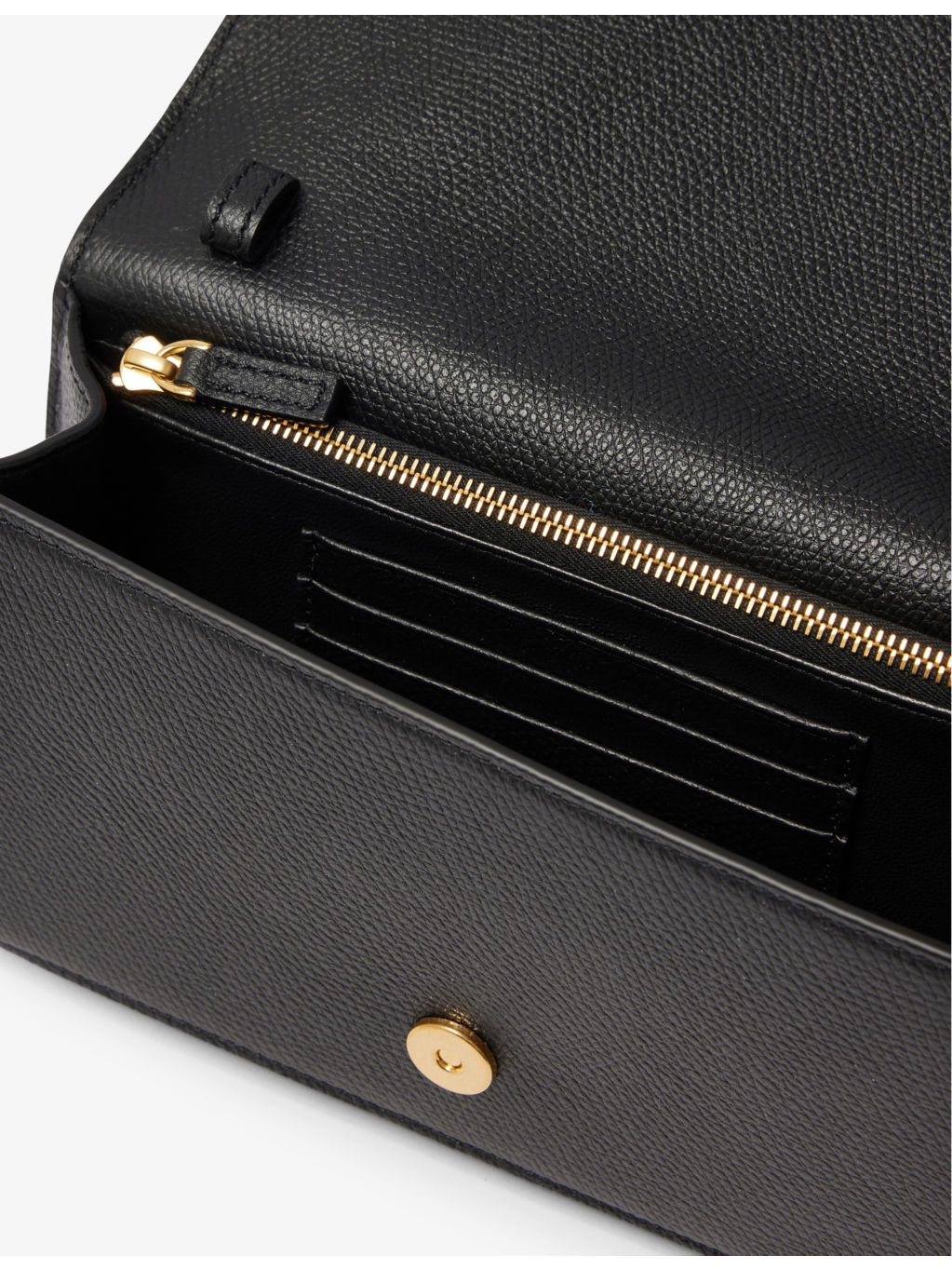 VLogo Signature leather shoulder bag - 5