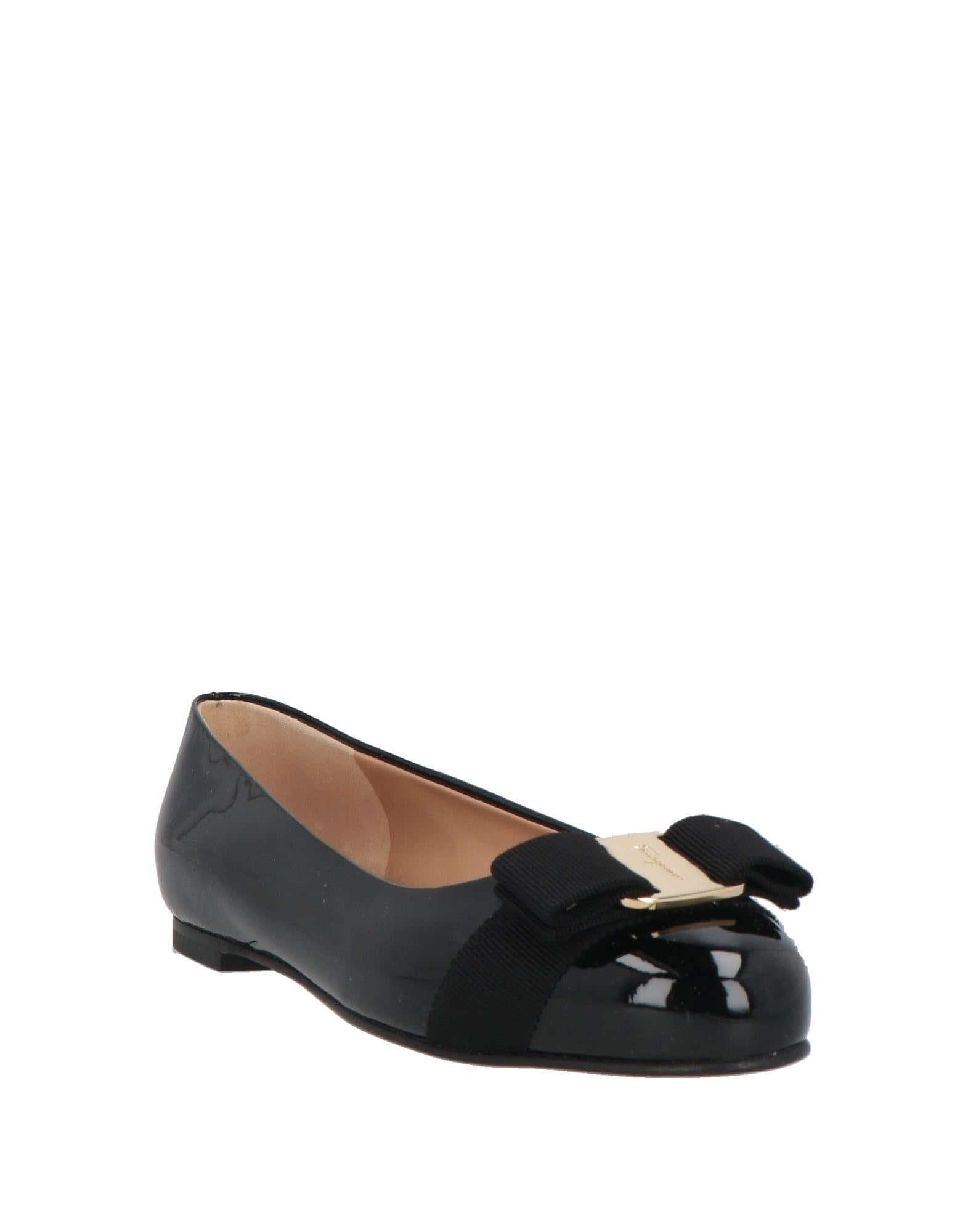 Black Women's Ballet Flats - 2