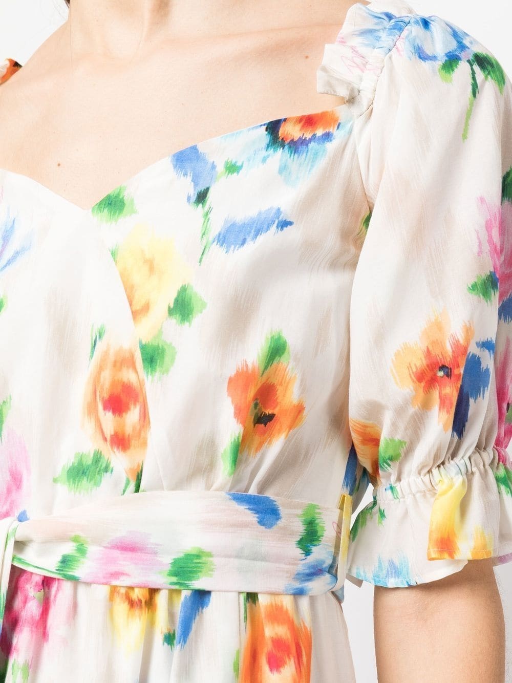floral-print midi dress - 5