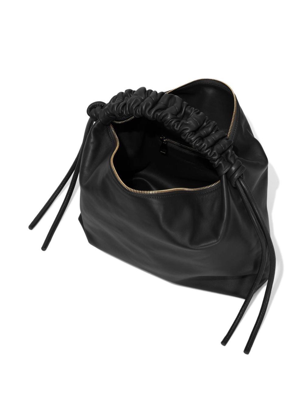 medium Drawstring leather shoulder bag - 5