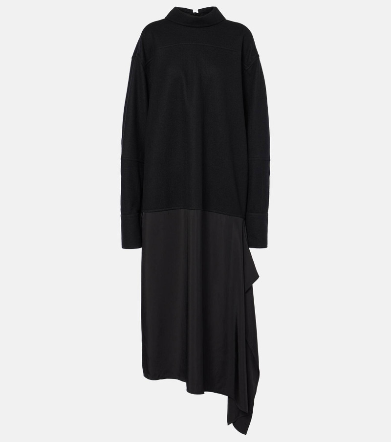 Convertible wool midi dress 1