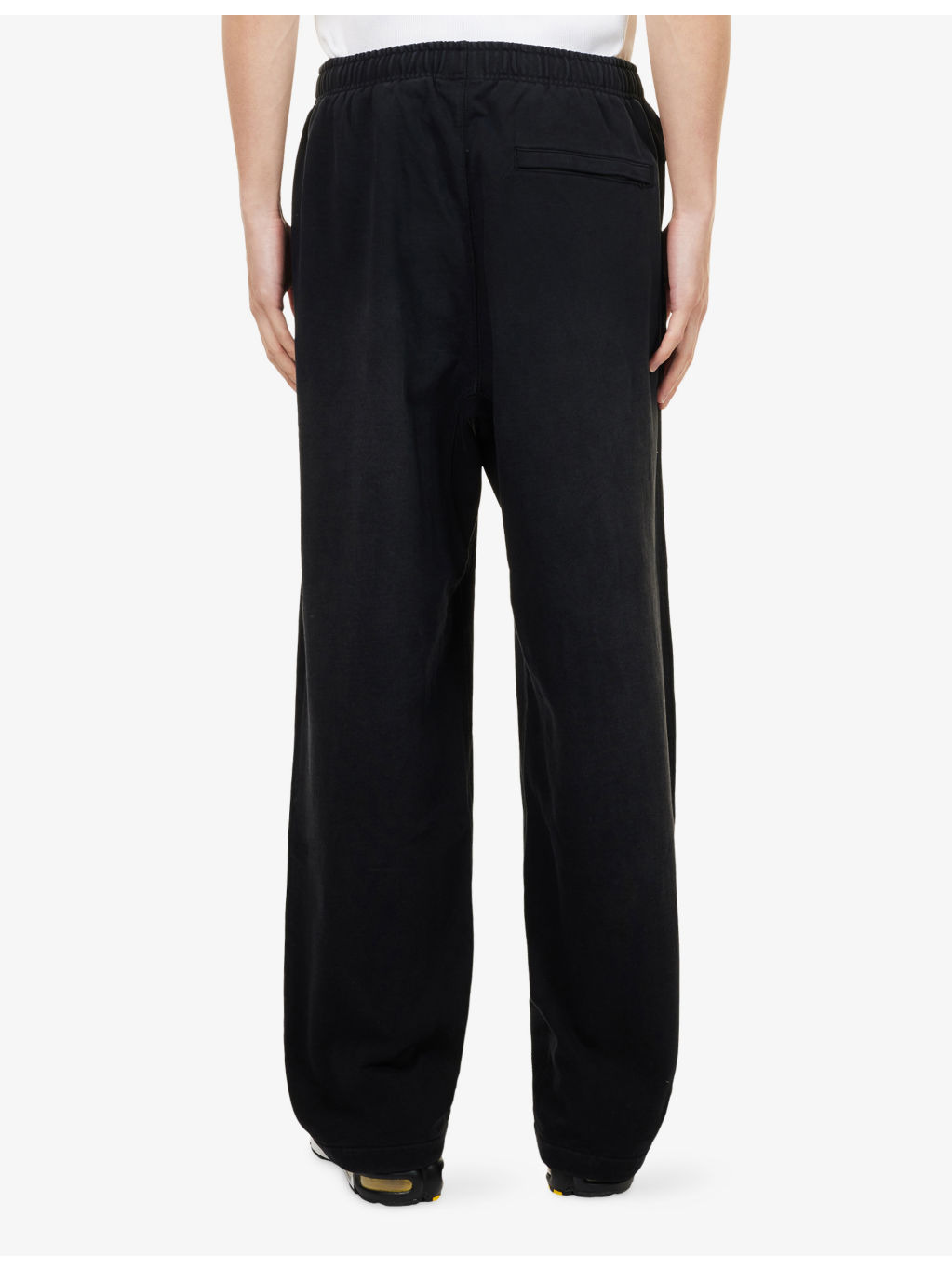 Over Arch Logo-Print Cotton-Jersey Joggers - 4
