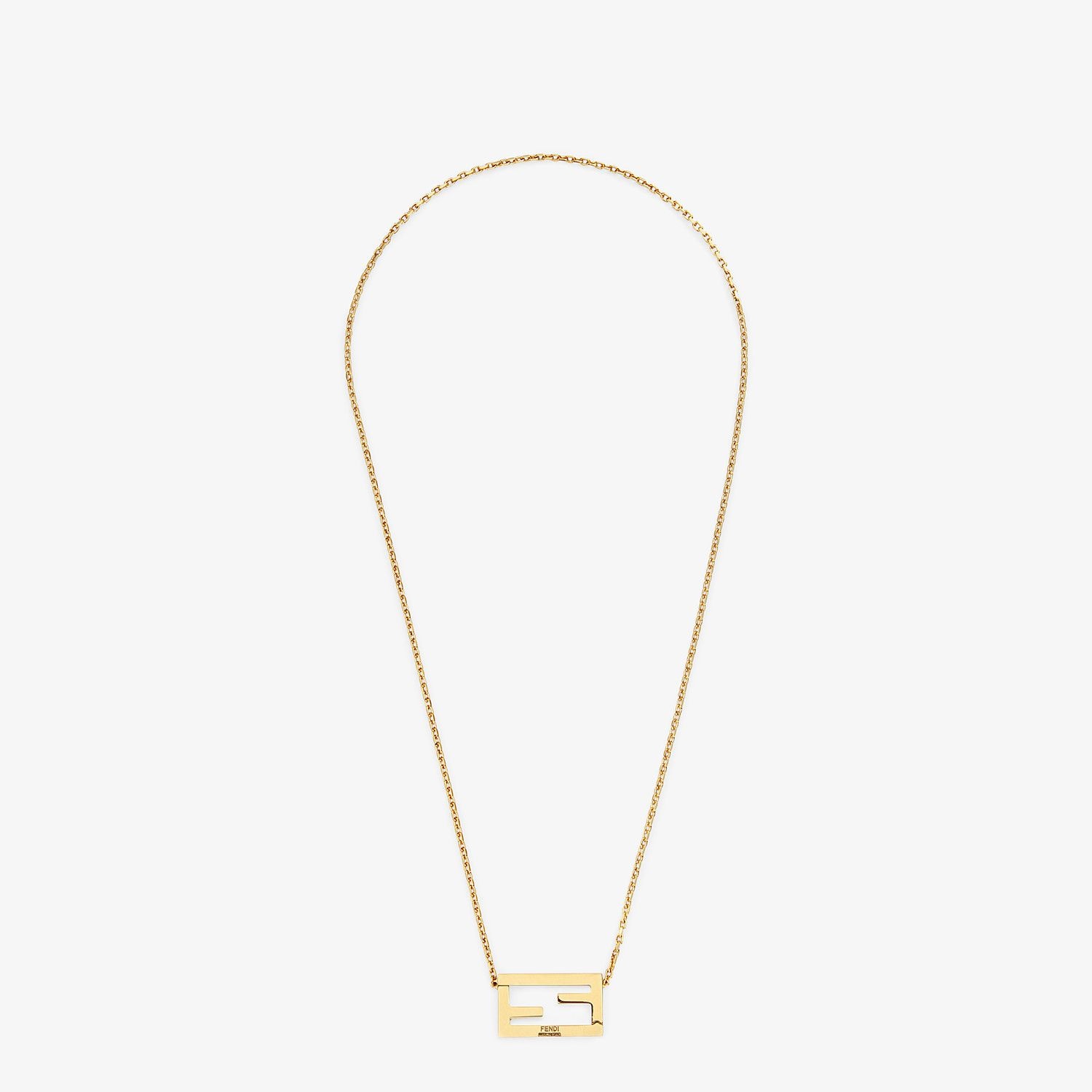 Gold-color necklace - 1