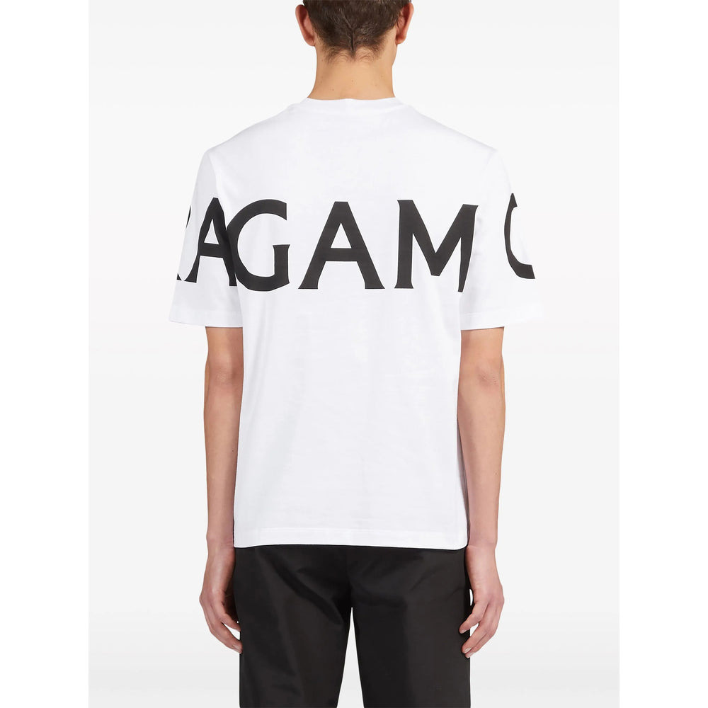 Ferragamo White T-Shirts & Vests - T-Shirts Men - 2