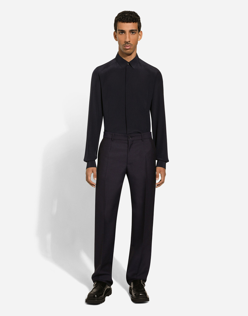 Dolce & Gabbana Silk crepe de chine Gold-fit shirt outlook