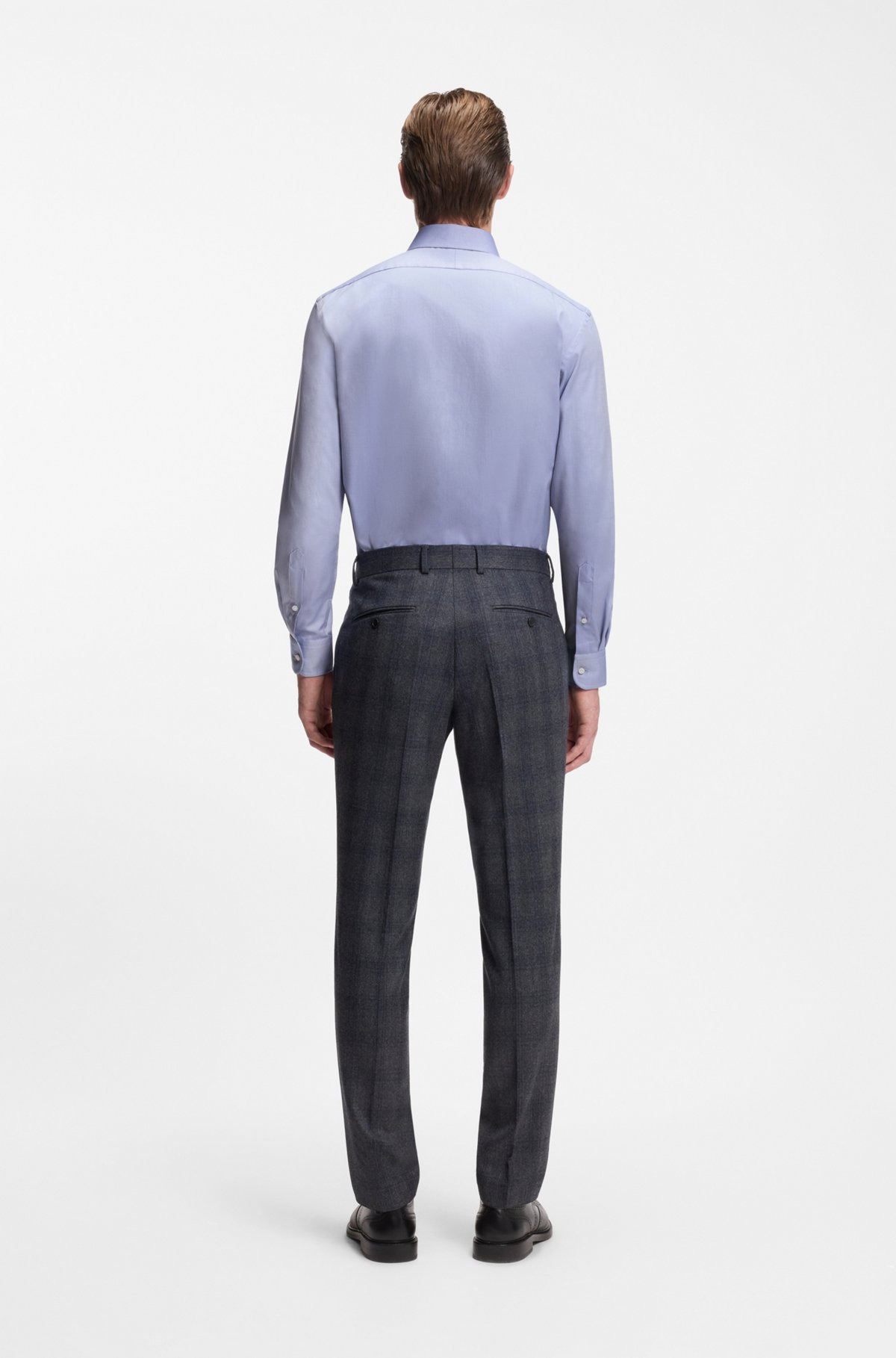 BECKHAM X BOSS SLIM-FIT SHIRT IN OXFORD COTTON - 5