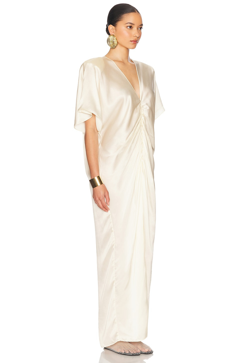 The Demeter Dress in Silk Lyocell - 3