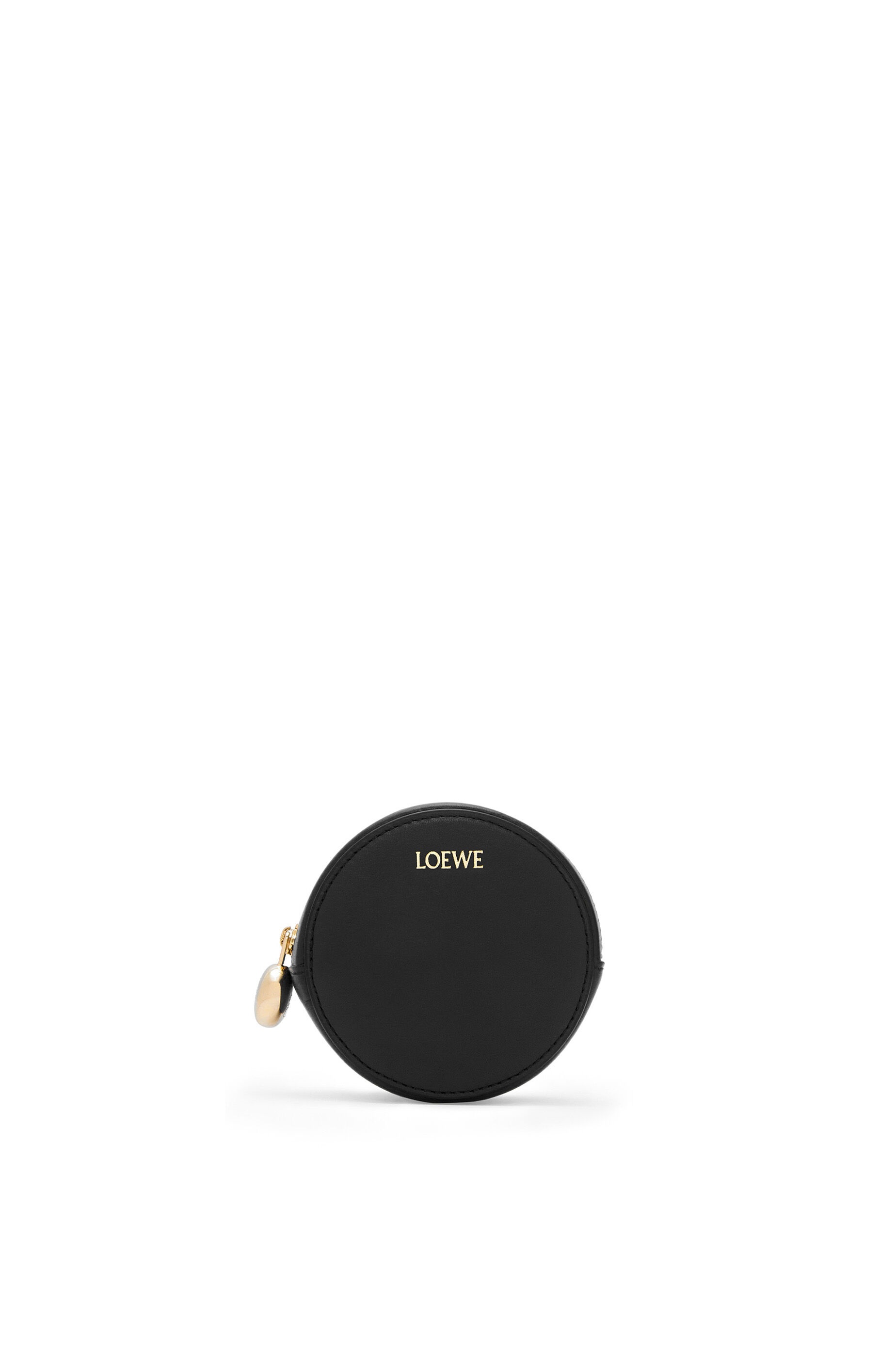 Pebble cookie key holder in shiny nappa calfskin - 2