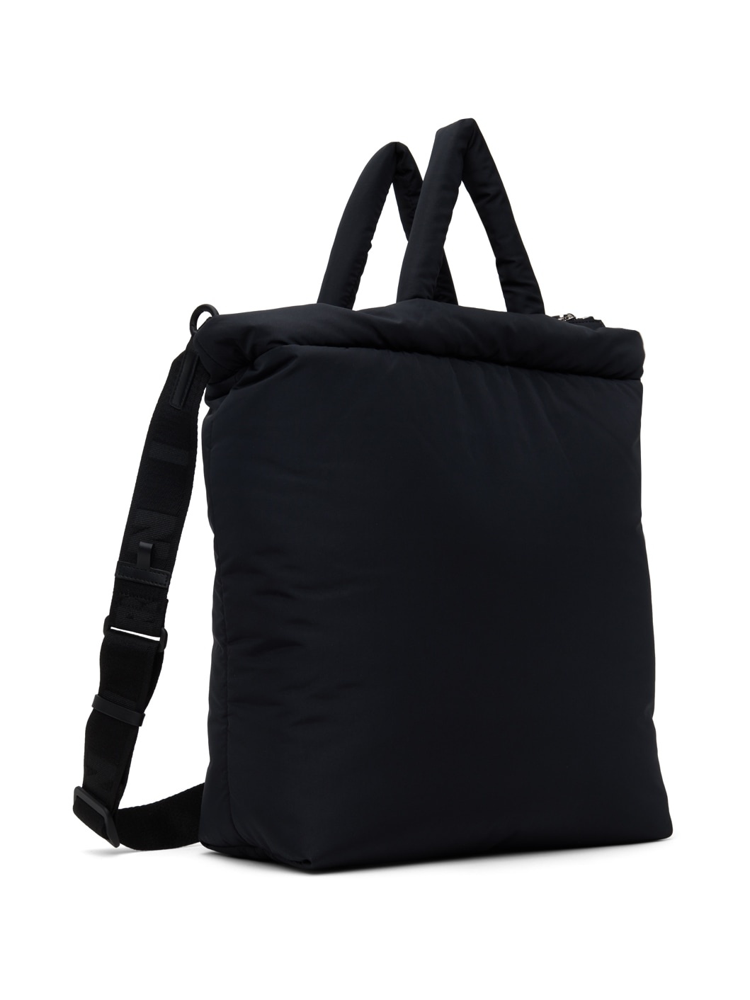 Black Puff E/W Tote Bag - 3