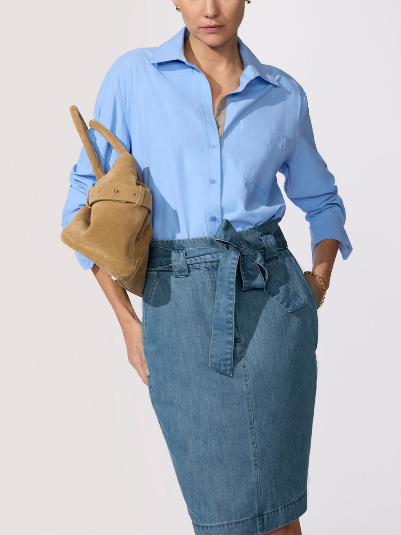 BROCHU WALKER The Kora Denim Skirt outlook