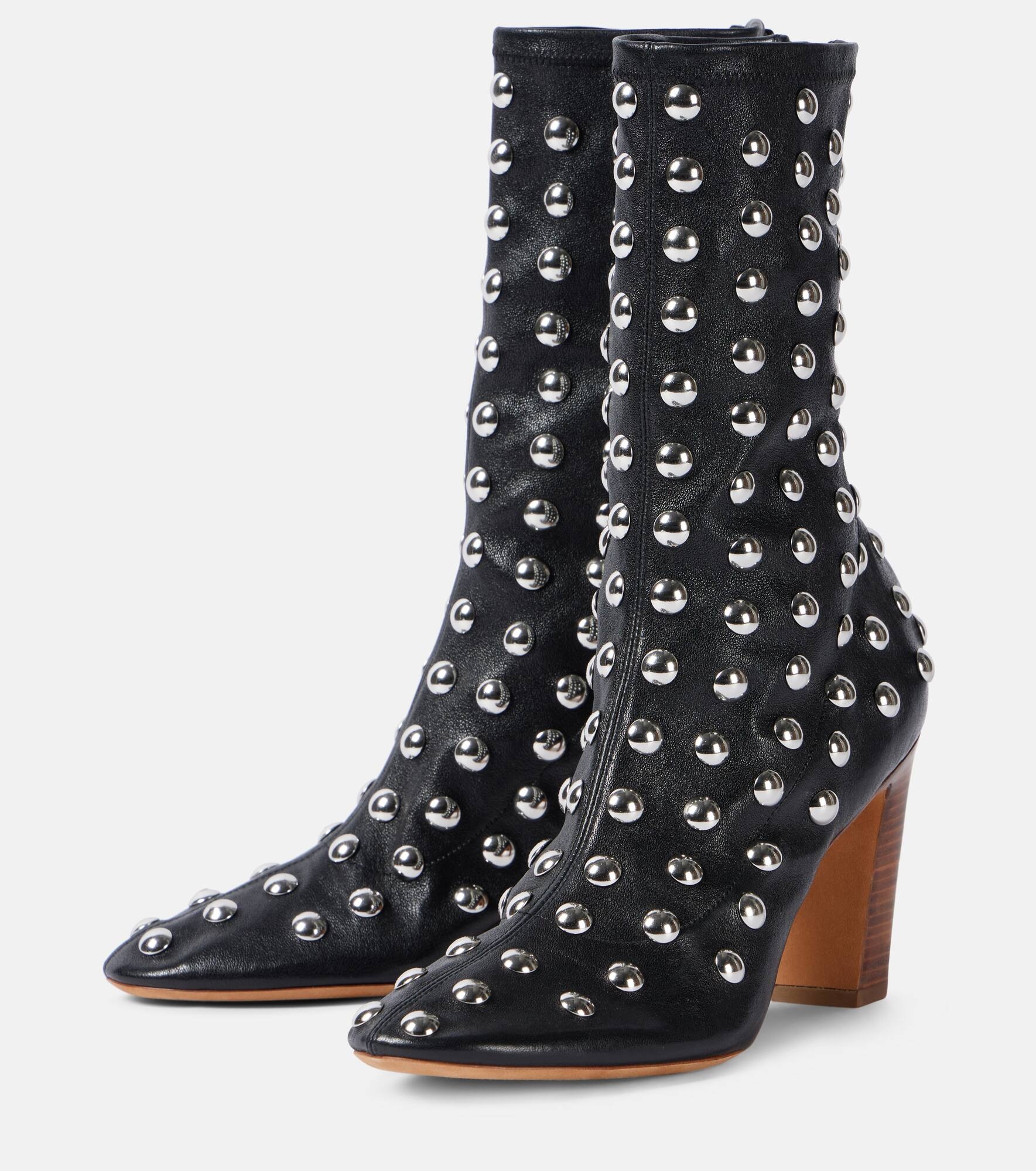 Apollo 85 studded leather ankle boots - 5