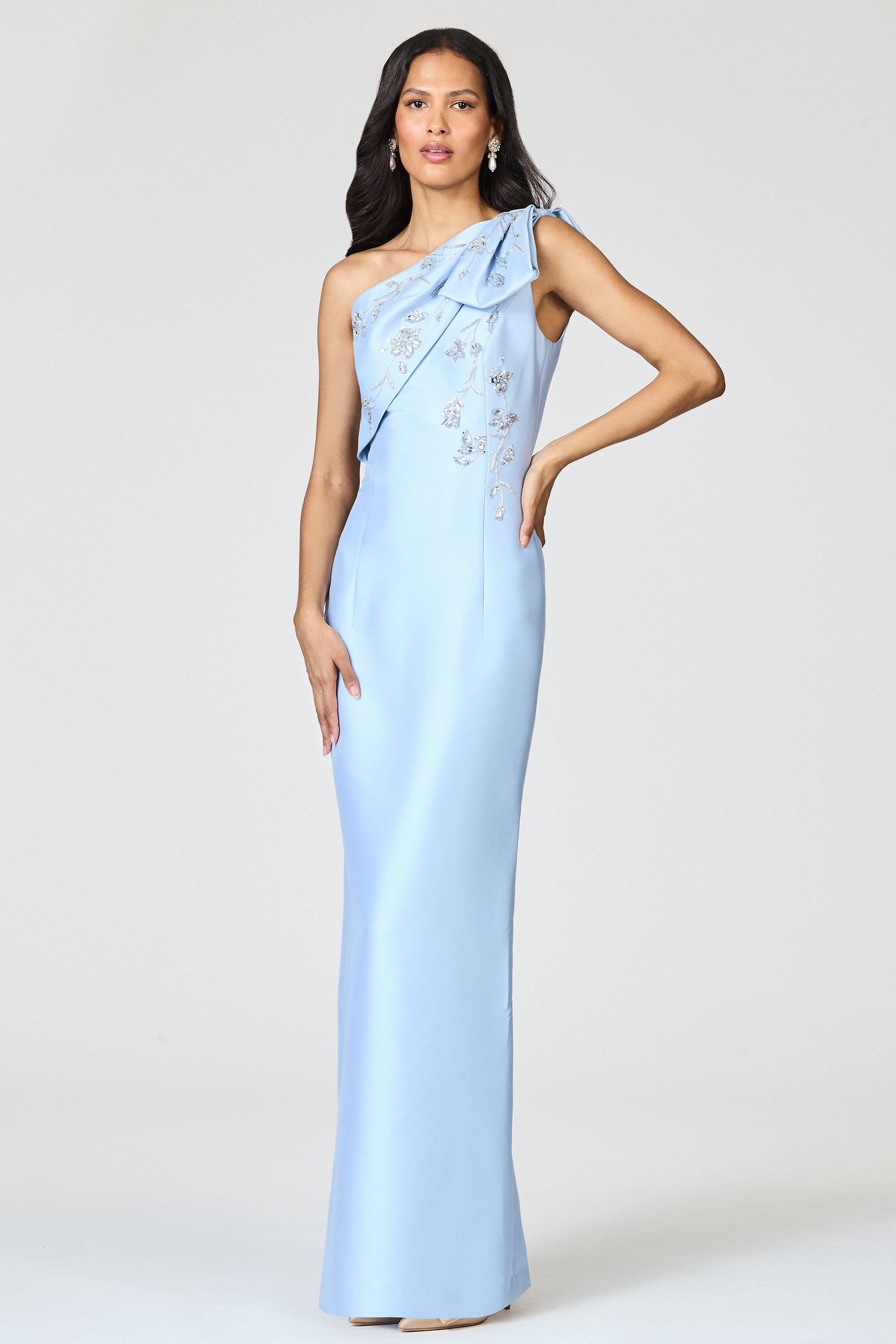 EMBELLISHED OLIVIA GOWN - GLACIAL BLUE - 3