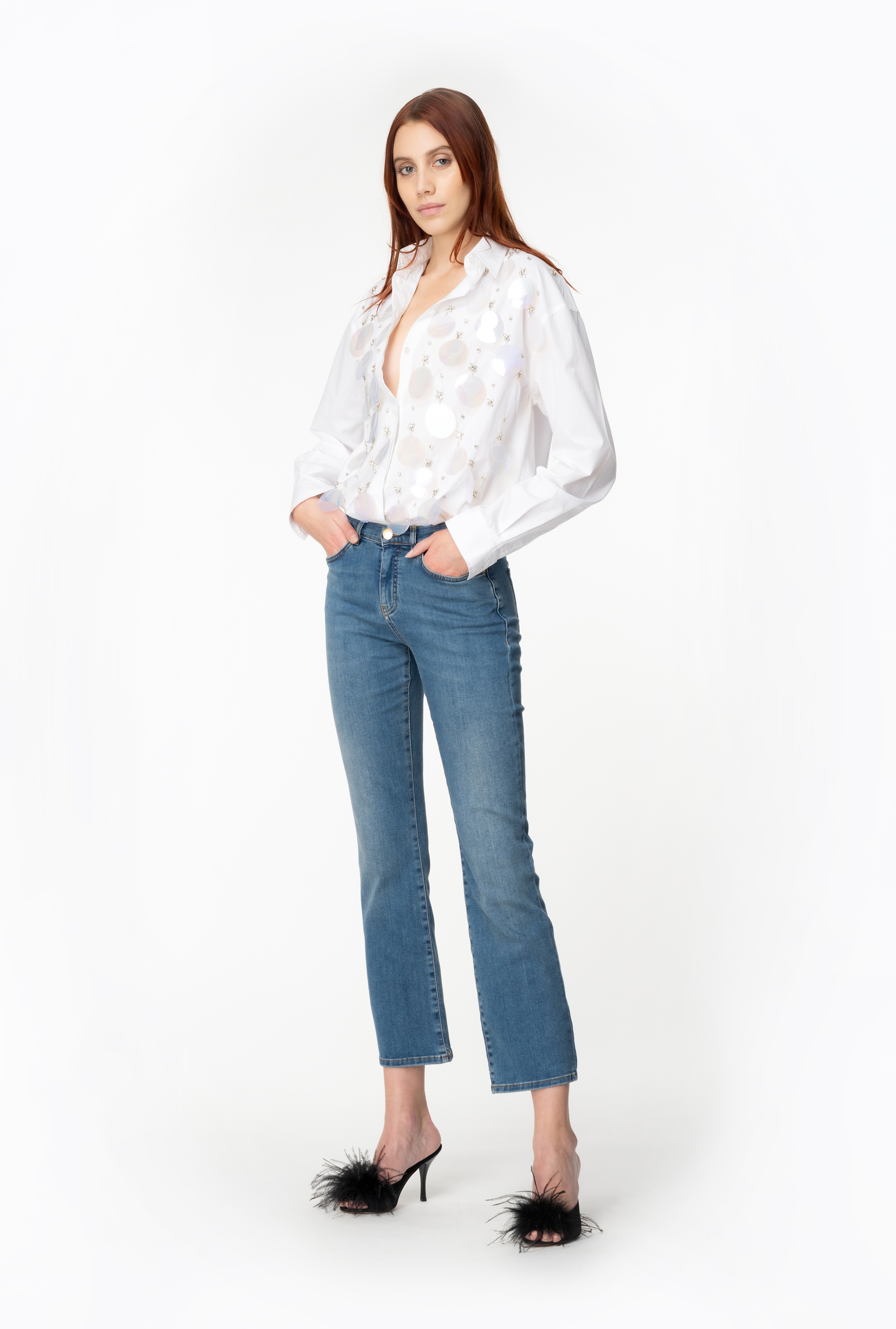BOOM STRETCH DENIM BOOTCUT JEANS - 3
