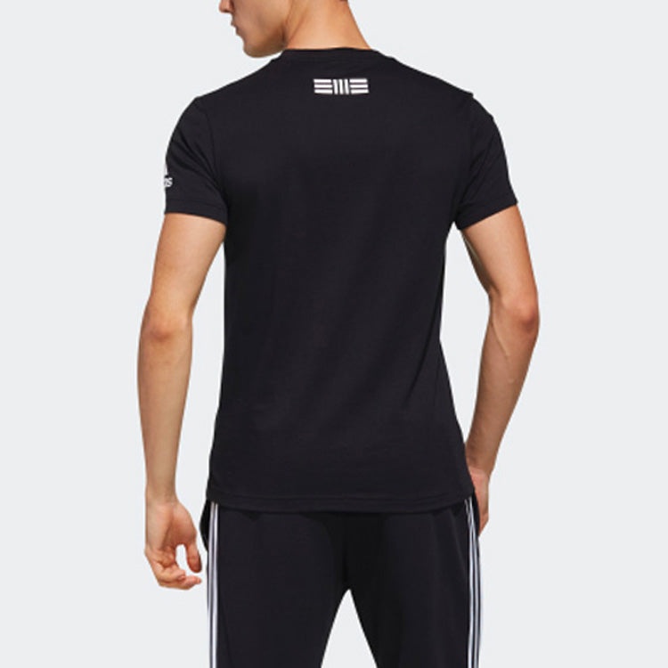 adidas  Printing Short Sleeve Black FL3576 - 4