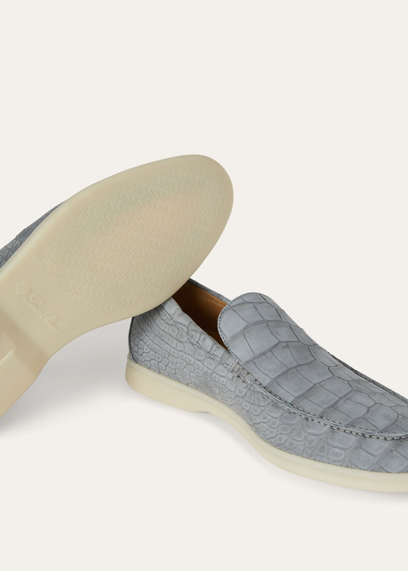 Summer Walk Nabuk Alligator Moccasin 4