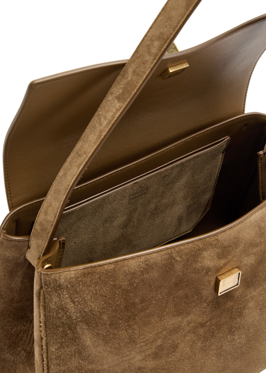 Khaite Audrey Suede top Handle bag - 4