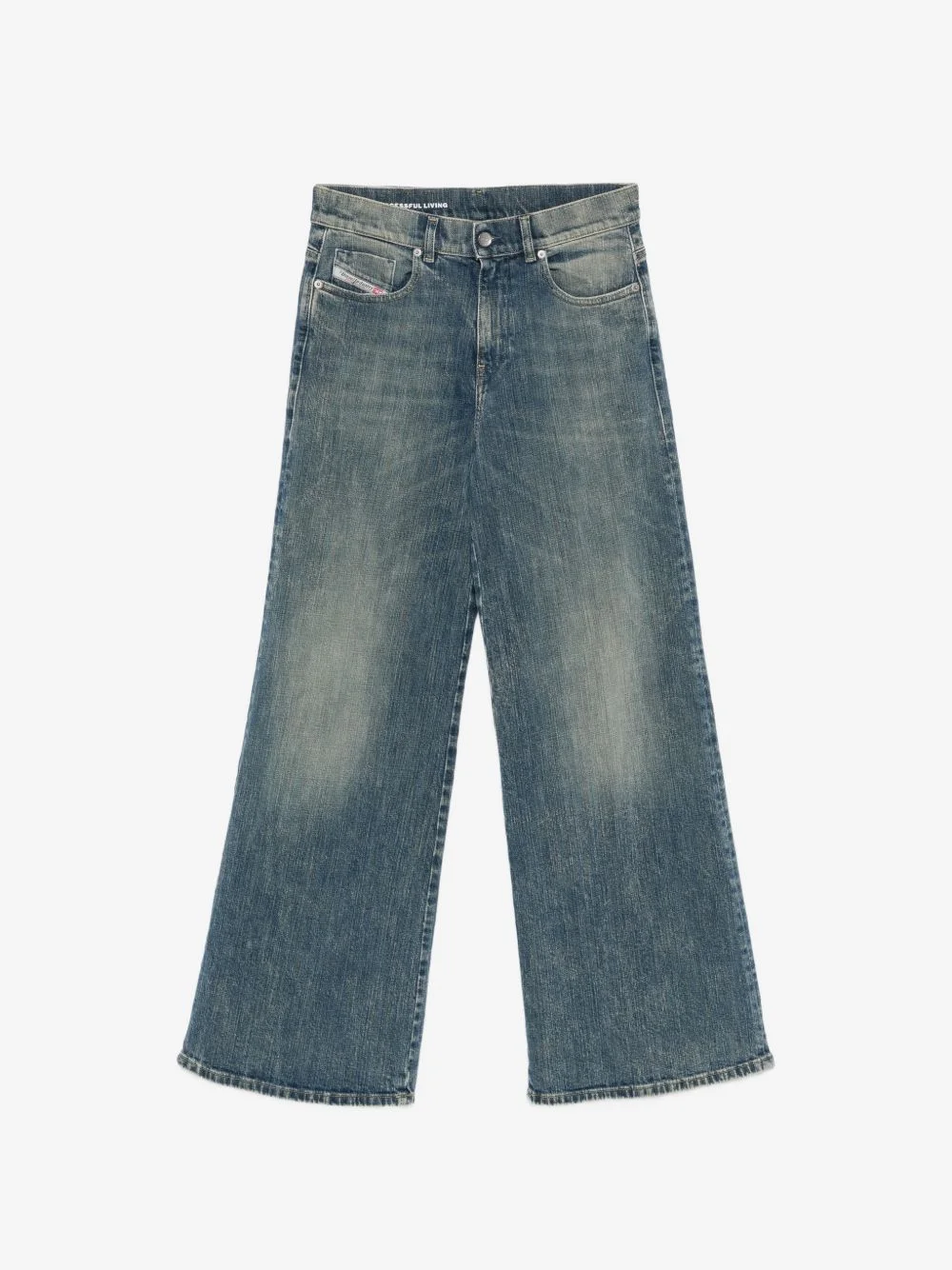 1978 D-Akemi faded wide-leg jeans - 1
