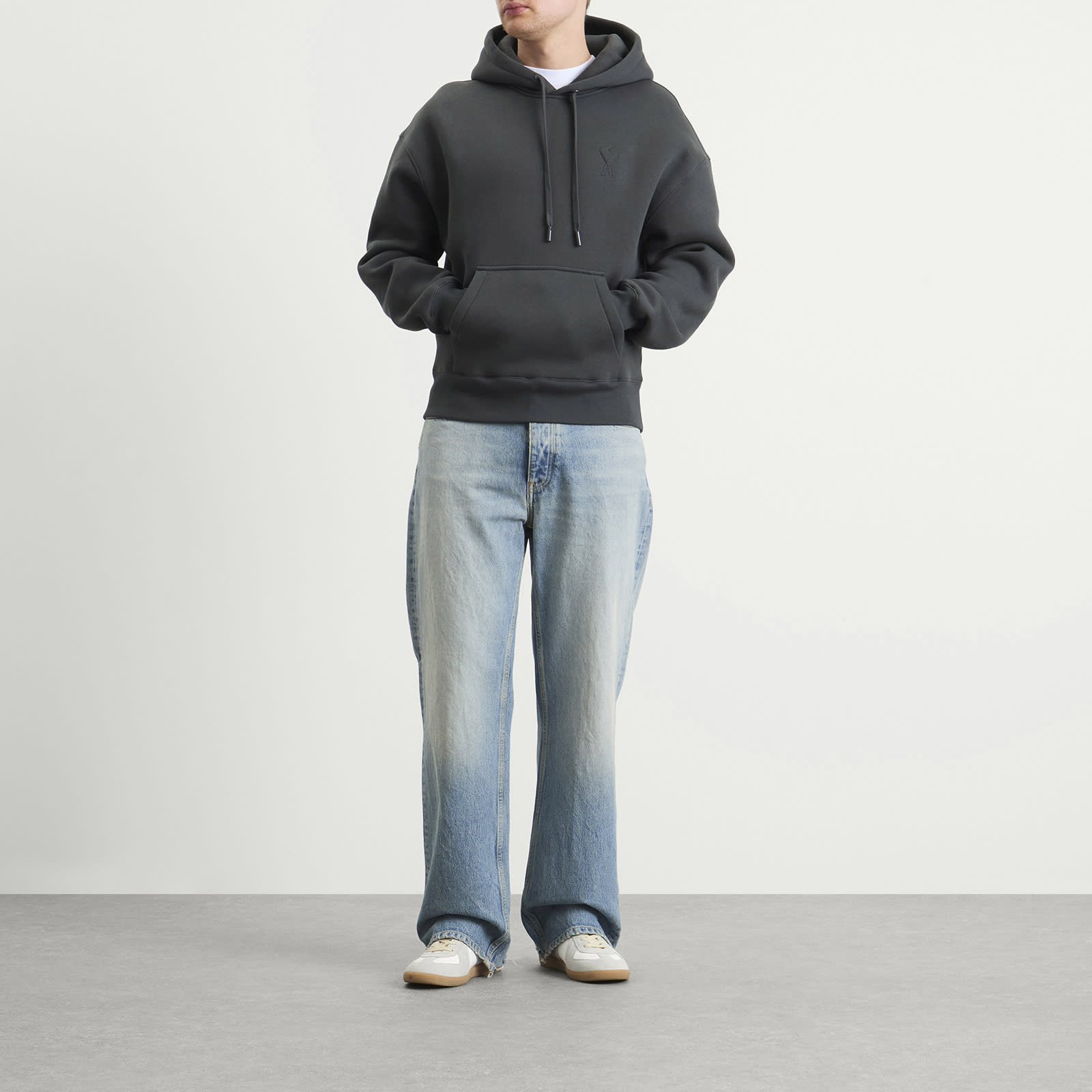 AMI Paris Brushed Fleece Hoodie Big ADC - 4