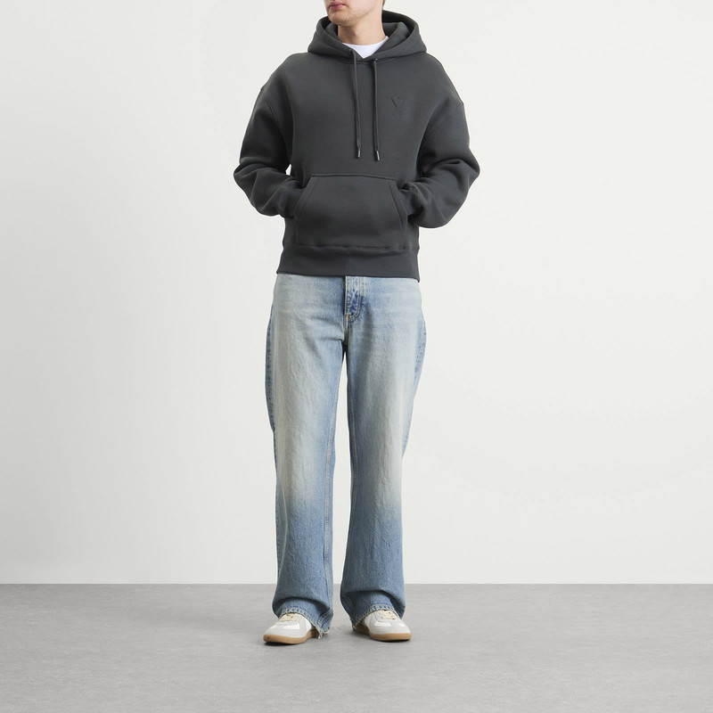 AMI Paris AMI Paris Brushed Fleece Hoodie Big ADC outlook