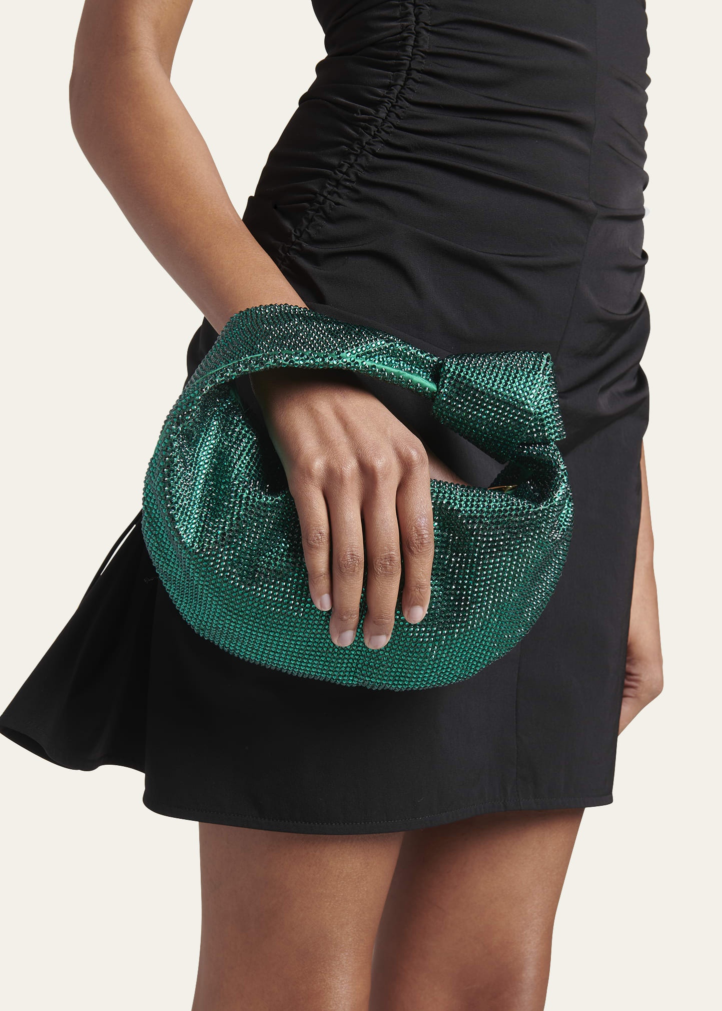 Jodie Mini Hotfix Rhinestone Top-Handle Bag - 2