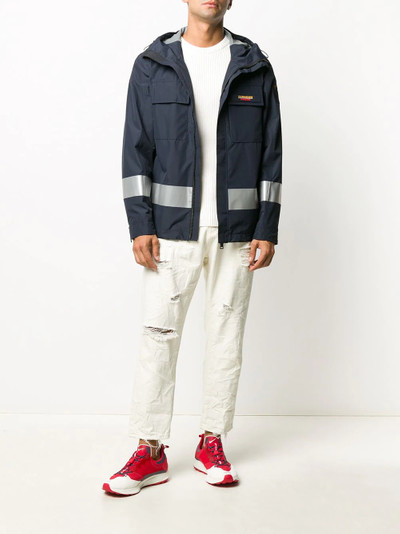 Paul & Shark hooded reflective stripe jacket outlook