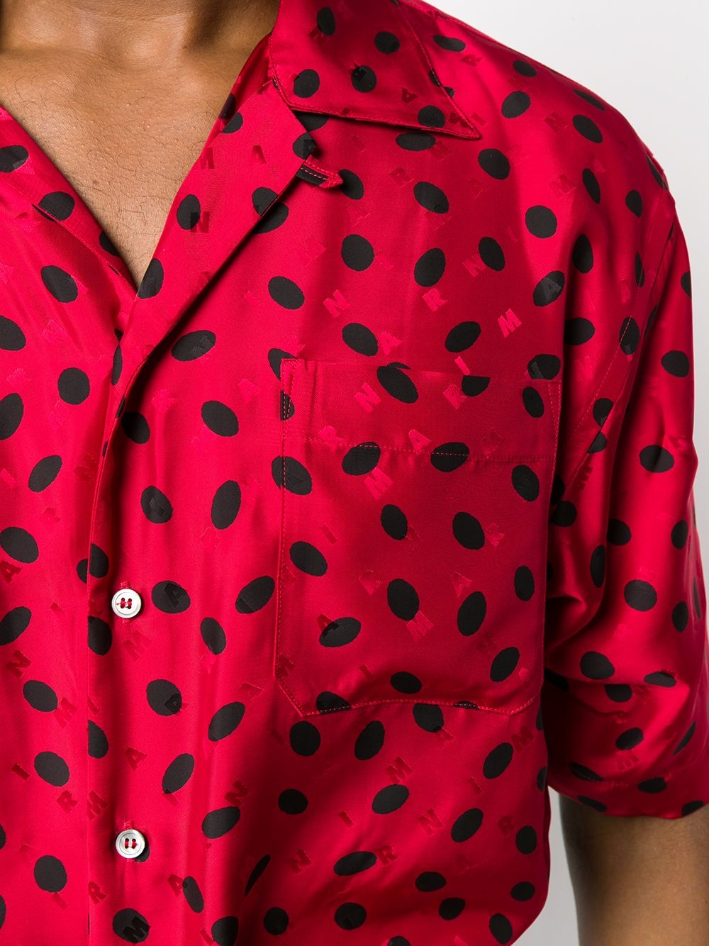 polka dot pattern shirt - 5