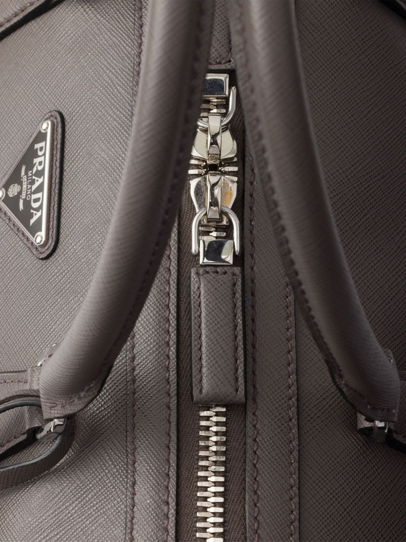 Saffiano leather holdall bag 6