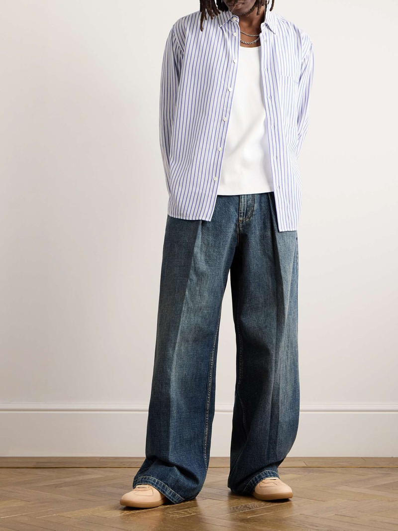 Isabel Marant Janael Wide-Leg Pleated Jeans outlook