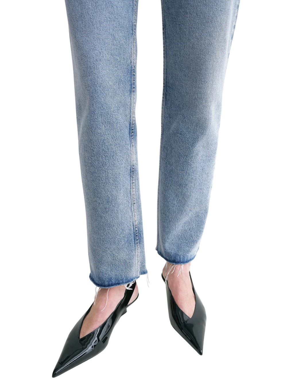 Toteme Women Distressed Blue Classic Cut Denim - 6