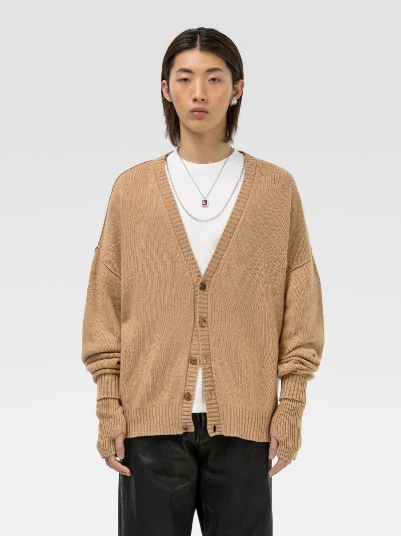 OVERSIZED LOGO CARDIGAN - 3