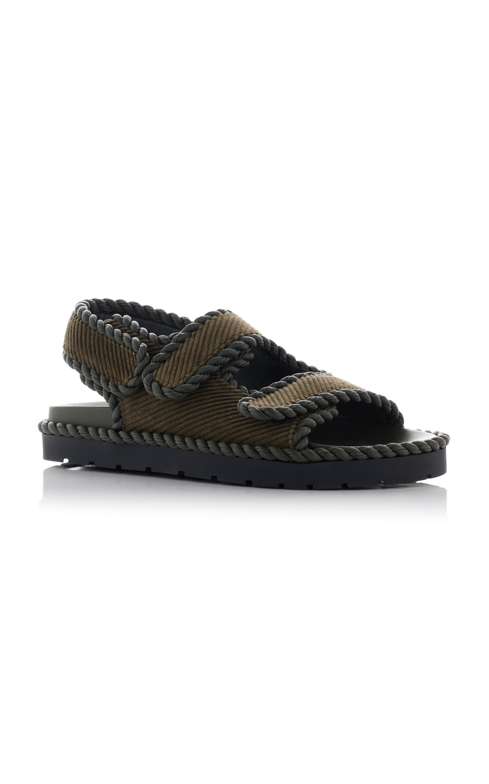 Jack Corduroy Slingback Sandals brown - 5