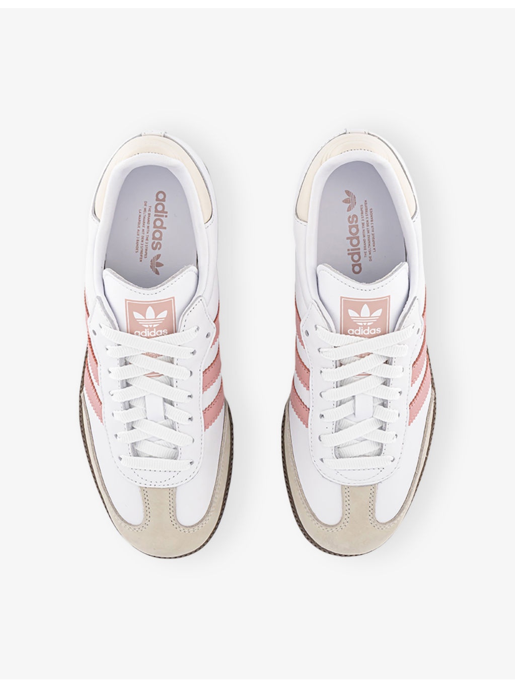 Samba OG logo-print leather low-top trainers - 2