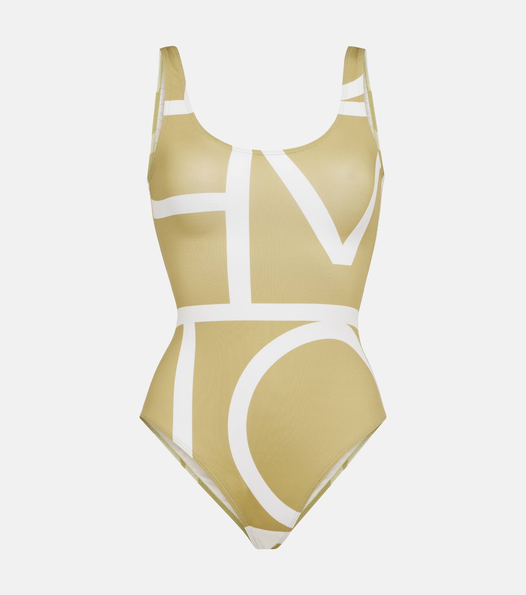 Monogram swimsuit - 1