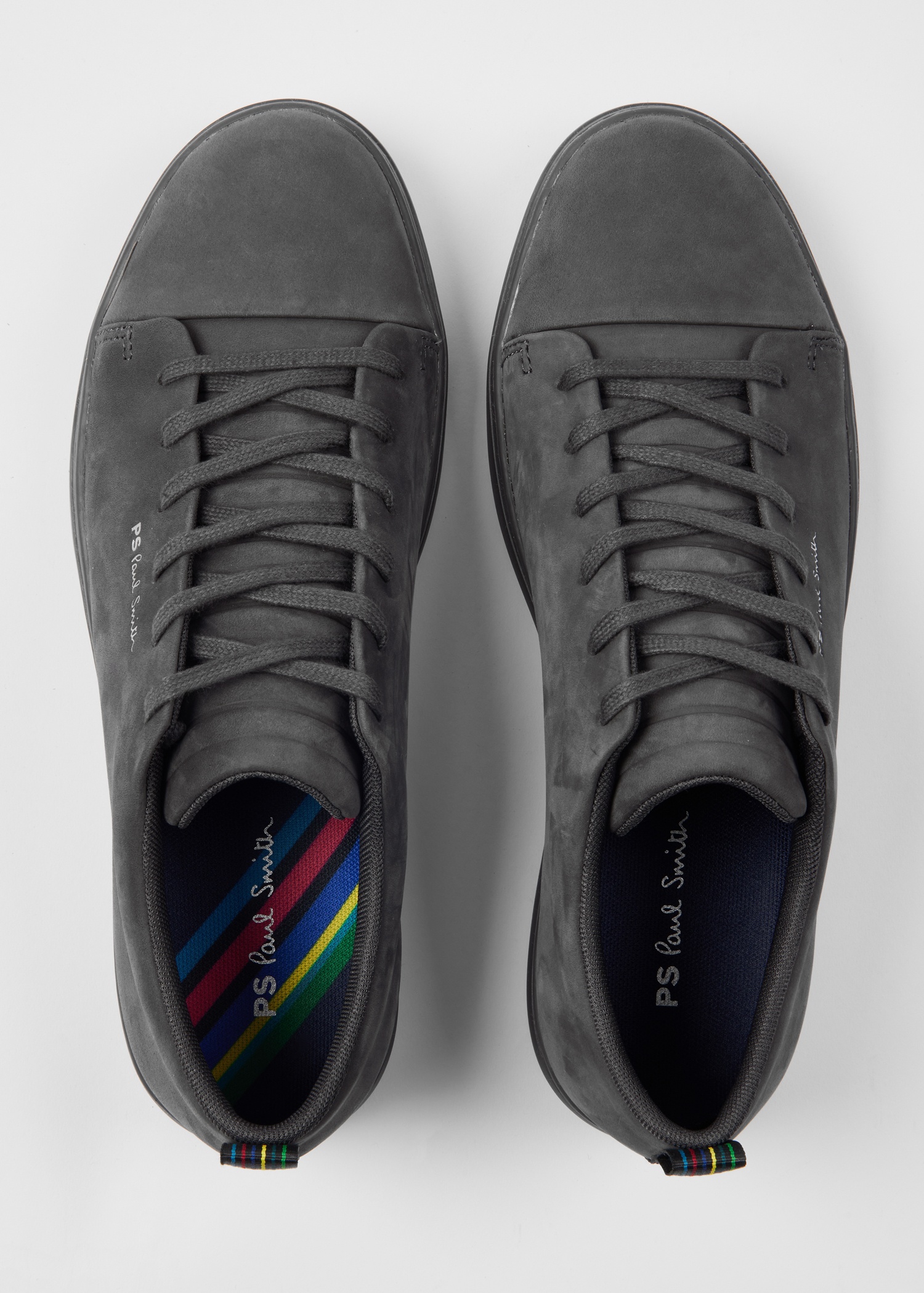 Grey Nubuck 'Lee' Trainers - 3