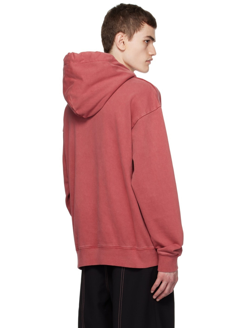 Red Paneled Hoodie 3