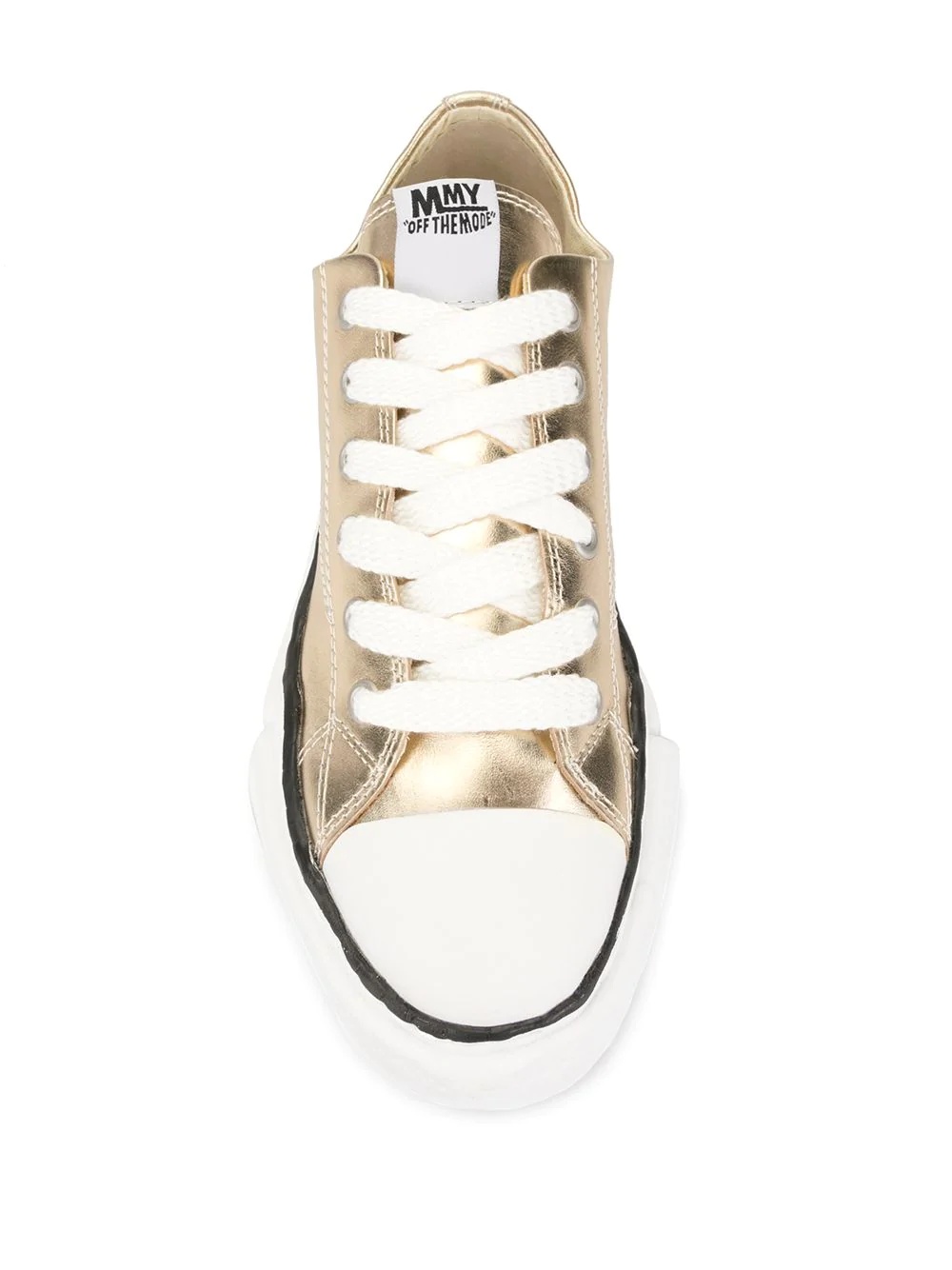 metallic style sneakers - 4