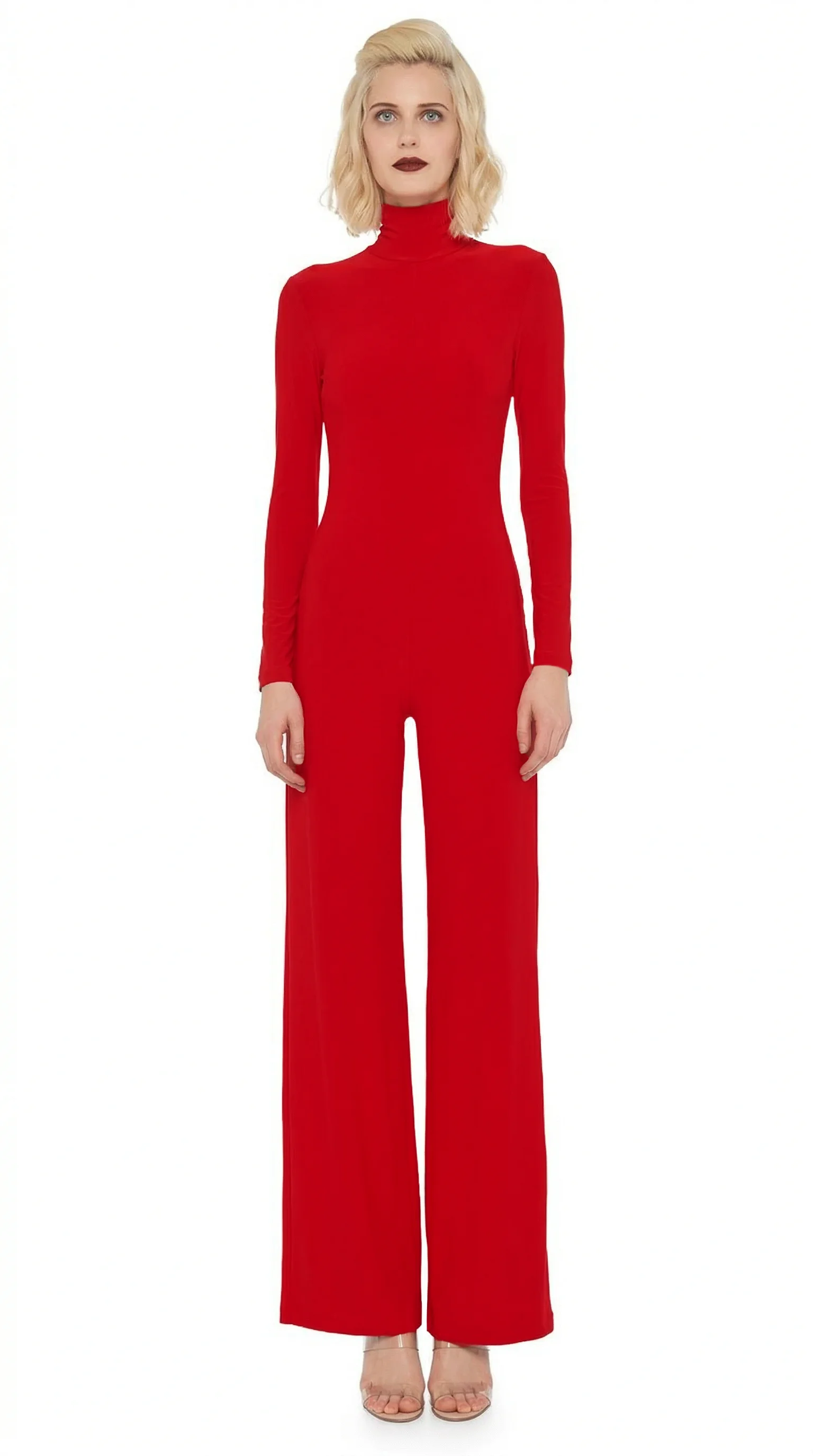 LONG SLEEVE TURTLE JUMPSUIT - 1