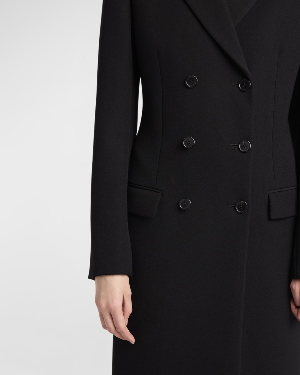 Woody Double-Breasted Wool Coat - 5