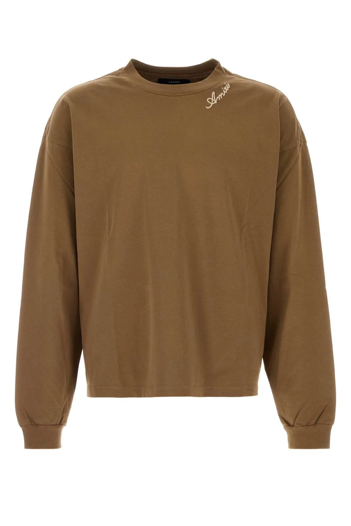 Amiri Men Brown Cotton Oversize T-Shirt - 1