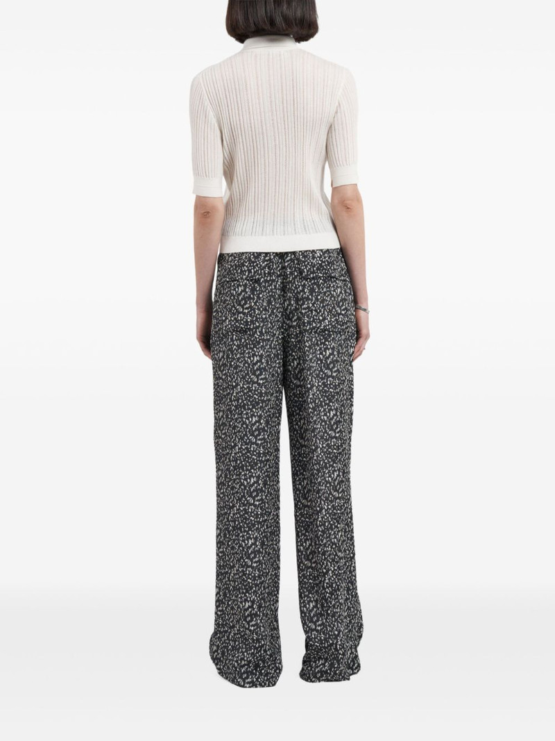 short-sleeve pointelle polo top 3