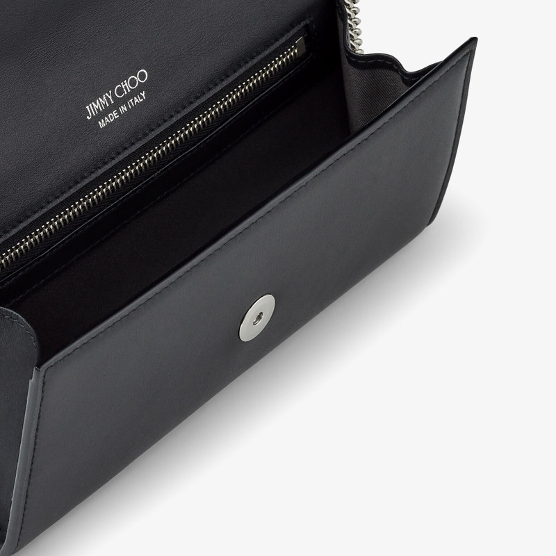 Wallet W/chain
Black Smooth Calf Wallet with Crystal Buckle 3