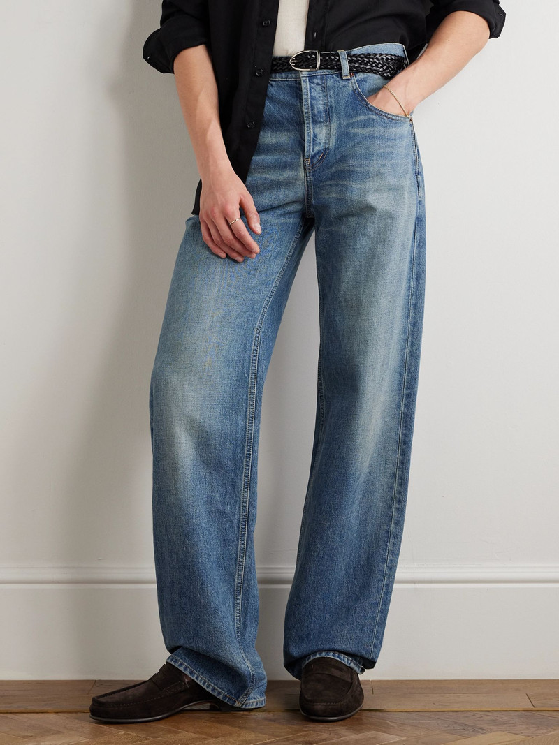 TOM FORD York Suede Penny Loafers Brown outlook