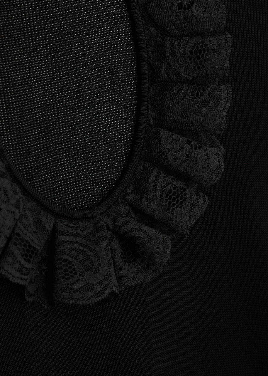 Self-portrait X Christopher Kane Cut-out Fine-knit Bodysuit - 5