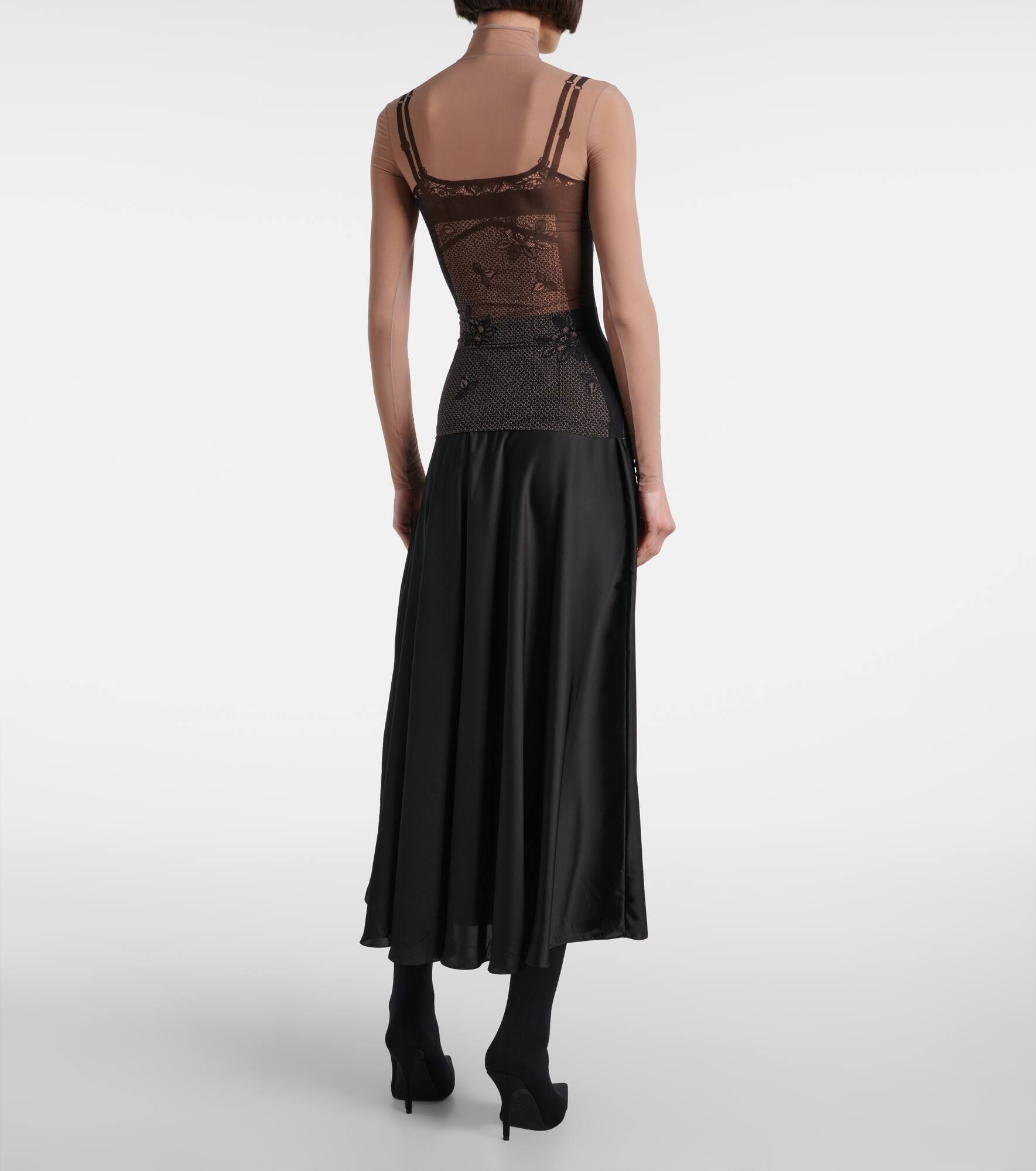 Trompe L'œil lace top - 3