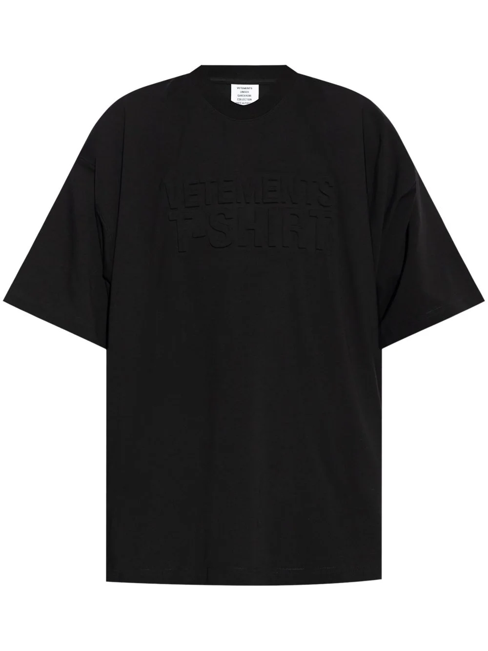 logo-embossed T-shirt - 1