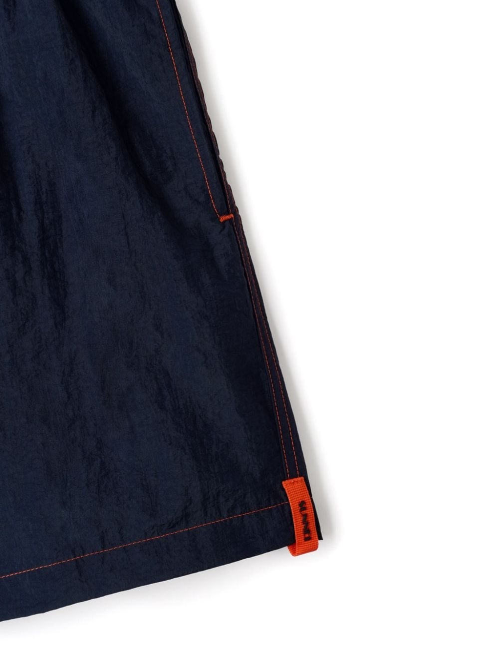 contrast-stitch swim shorts - 3