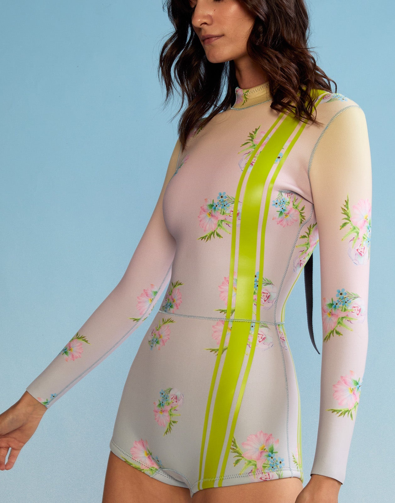 Ombre Floral Wetsuit - 4