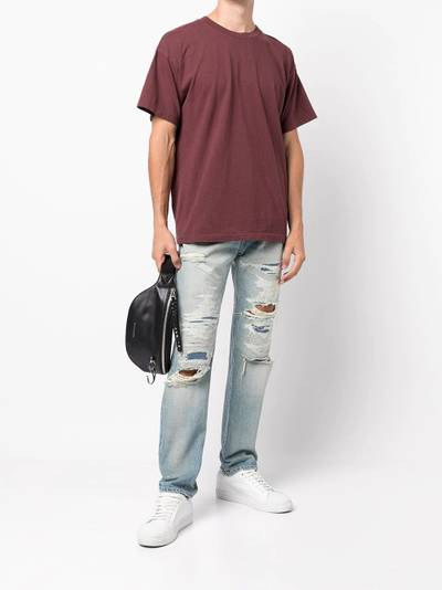 John Elliott University crewneck cotton T-shirt outlook