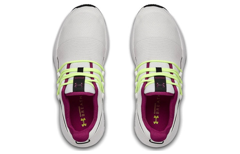 Under Armour (WMNS) Under Armour Charged Breathe Lace Sports Shoes White 3022584-107 outlook